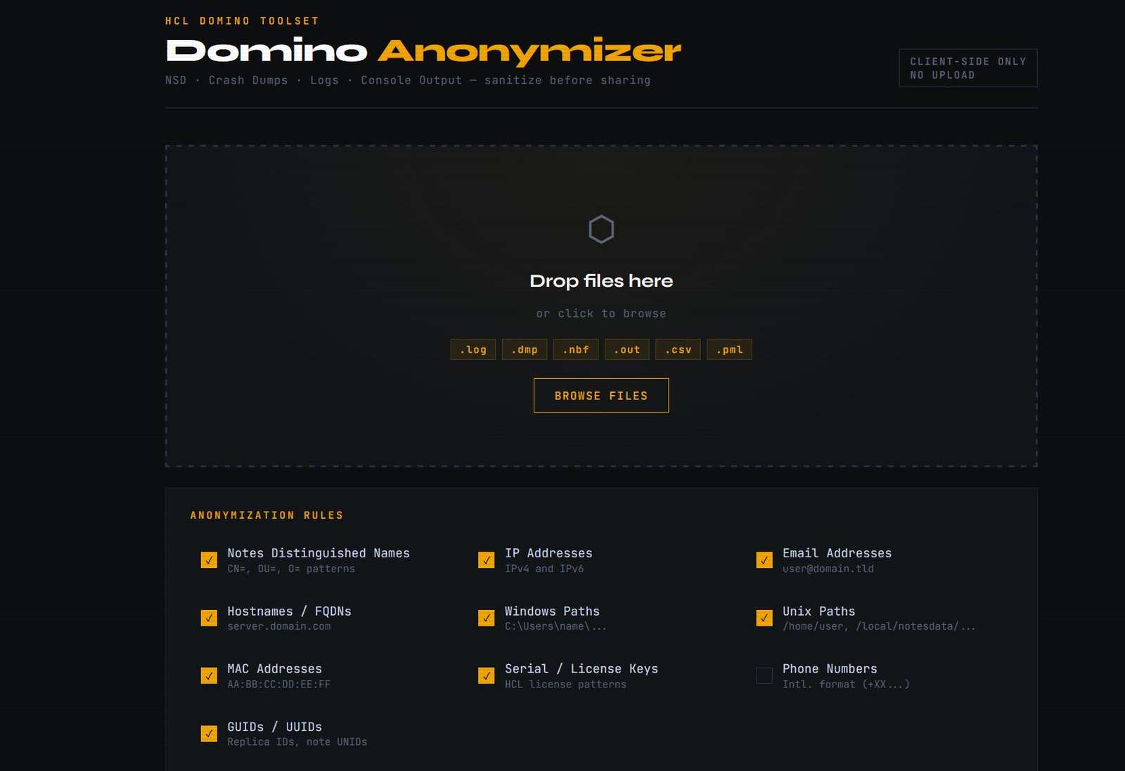 Domino Anonymizer — a small tool for a recurring problem - Blog sobre ...